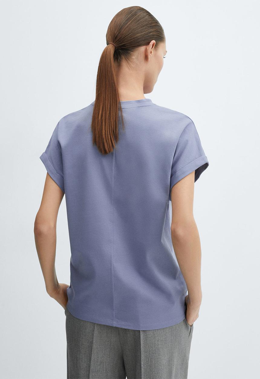 MANGO - T-shirt sevilla - medium blue