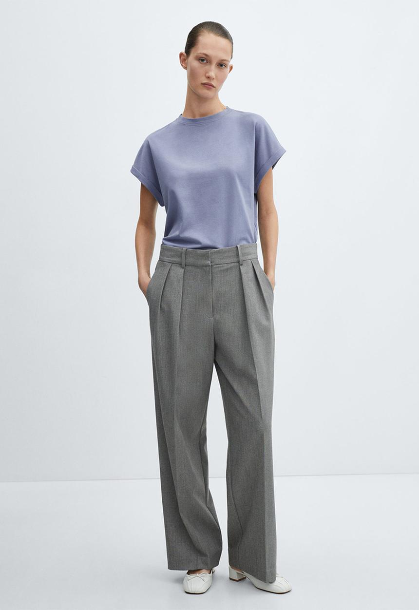 MANGO - T-shirt sevilla - medium blue