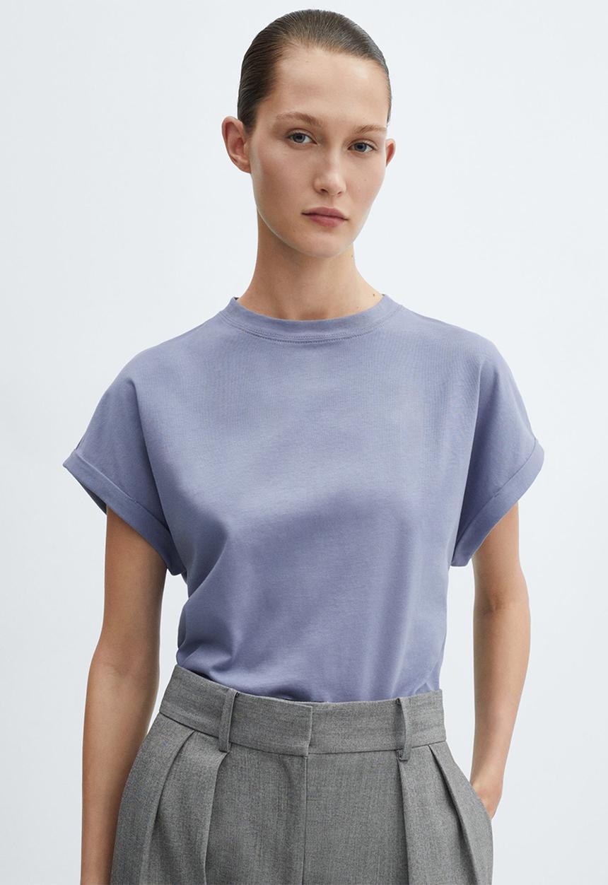 MANGO - T-shirt sevilla - medium blue