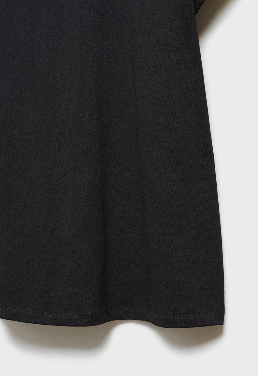MANGO - T-shirt sevilla - black