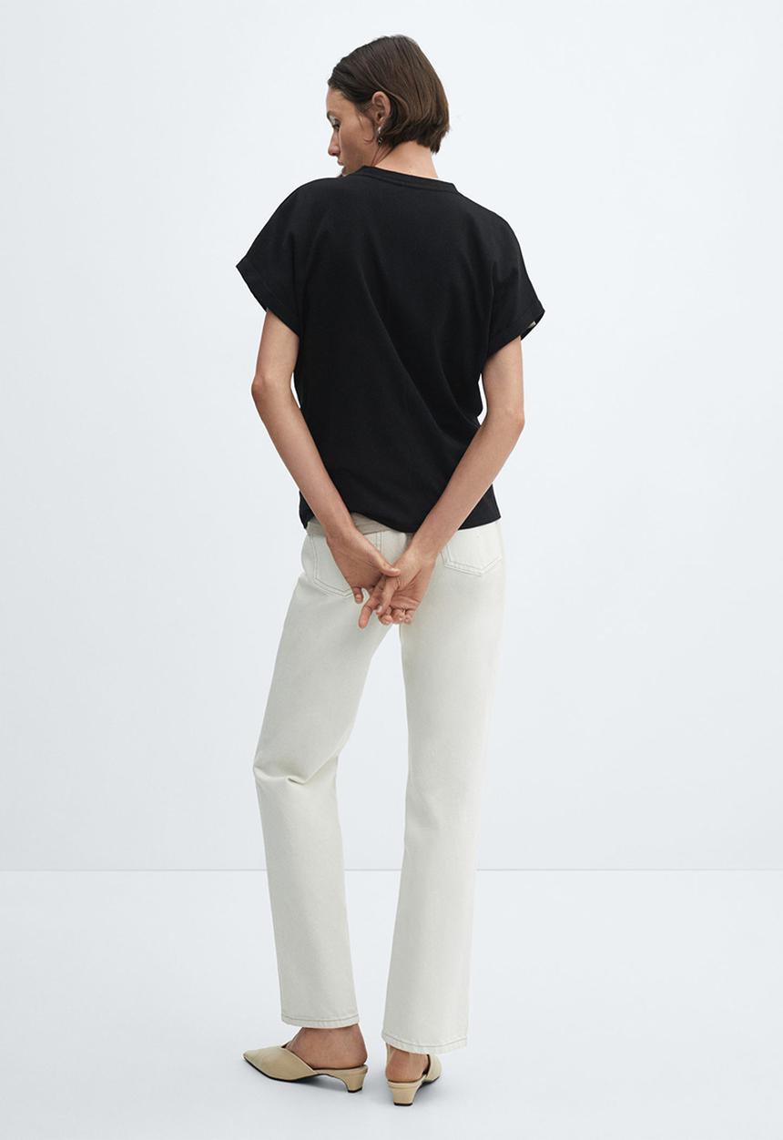 MANGO - T-shirt sevilla - black