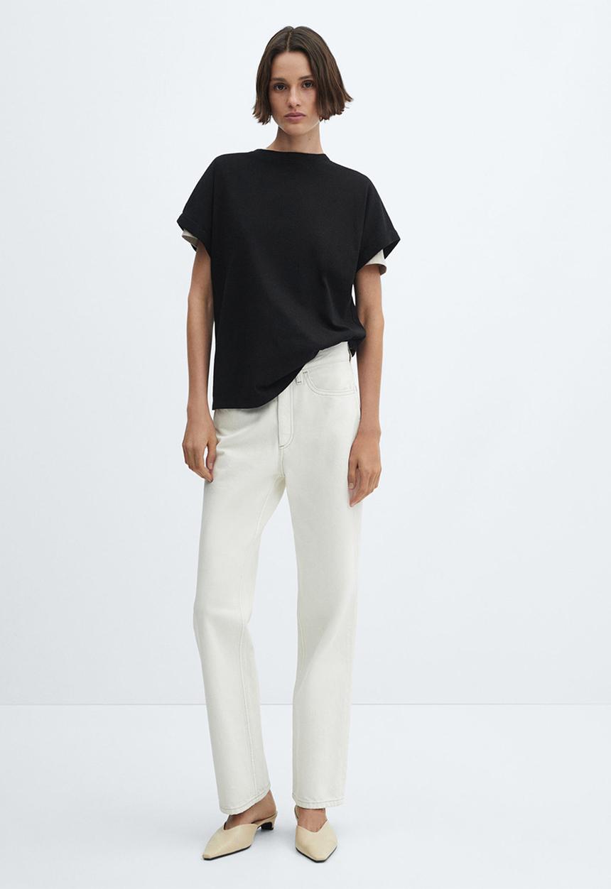 MANGO - T-shirt sevilla - black