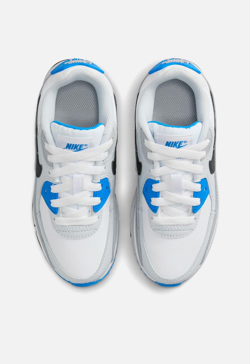 Nike - Nike Air Max 90 Ltr Psv - White/Black-Photo Blue-Pure Platinum