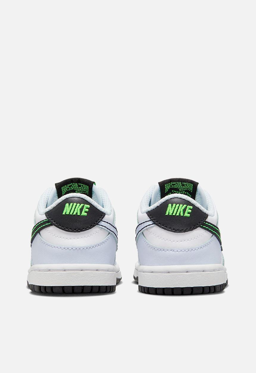 Nike - Nike Dunk Low TD - White/Black-Football Grey-Green Strike