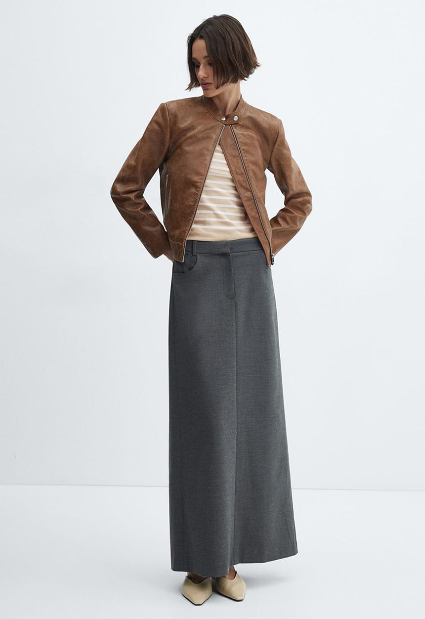 MANGO - T-shirt parisian - light pastel beige