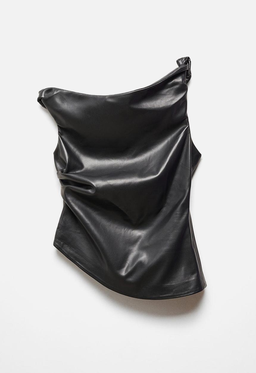 MANGO - Top milly - black