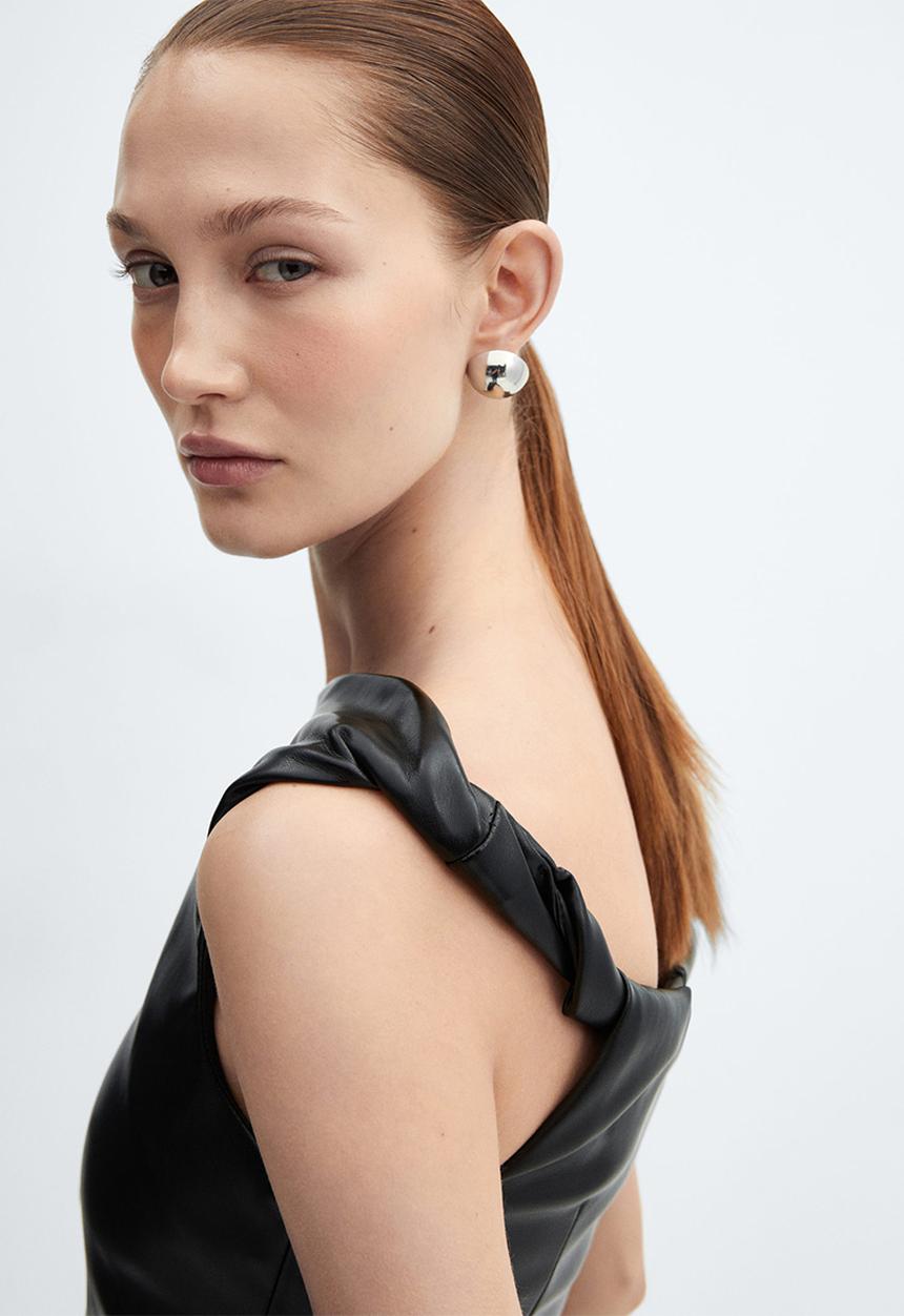 MANGO - Top milly - black