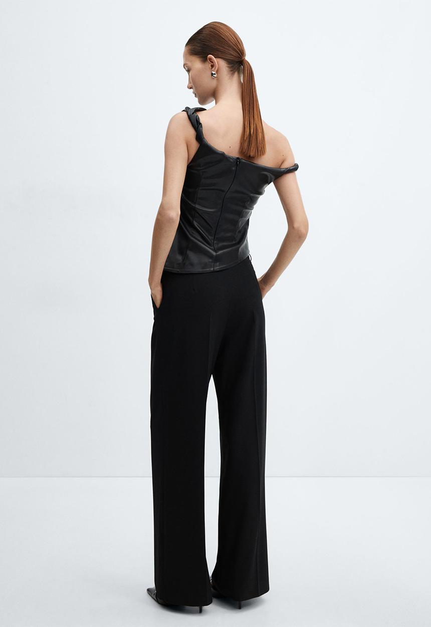 MANGO - Top milly - black