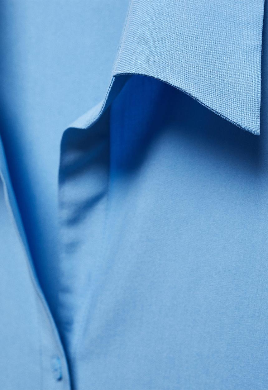 MANGO - Shirt lima - mid-blue