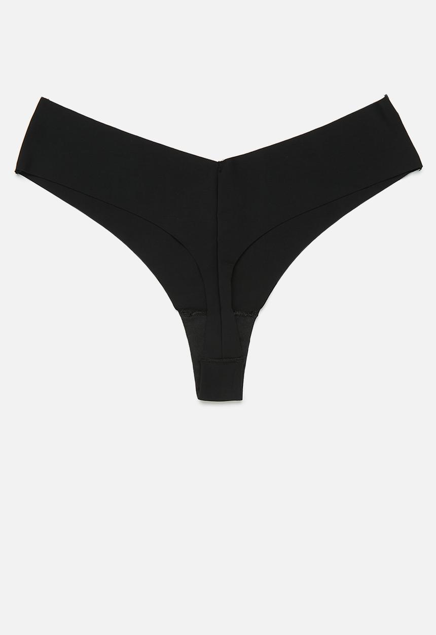 Cotton On - The Invisible G String Brief 3 Pack - Black/Black/Black
