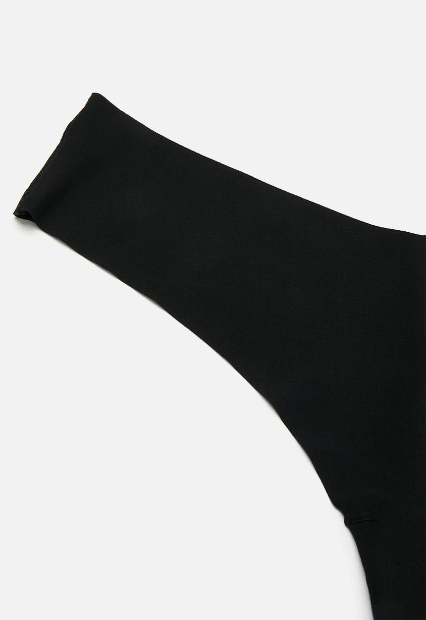 Cotton On - The Invisible G String Brief 3 Pack - Black/Black/Black