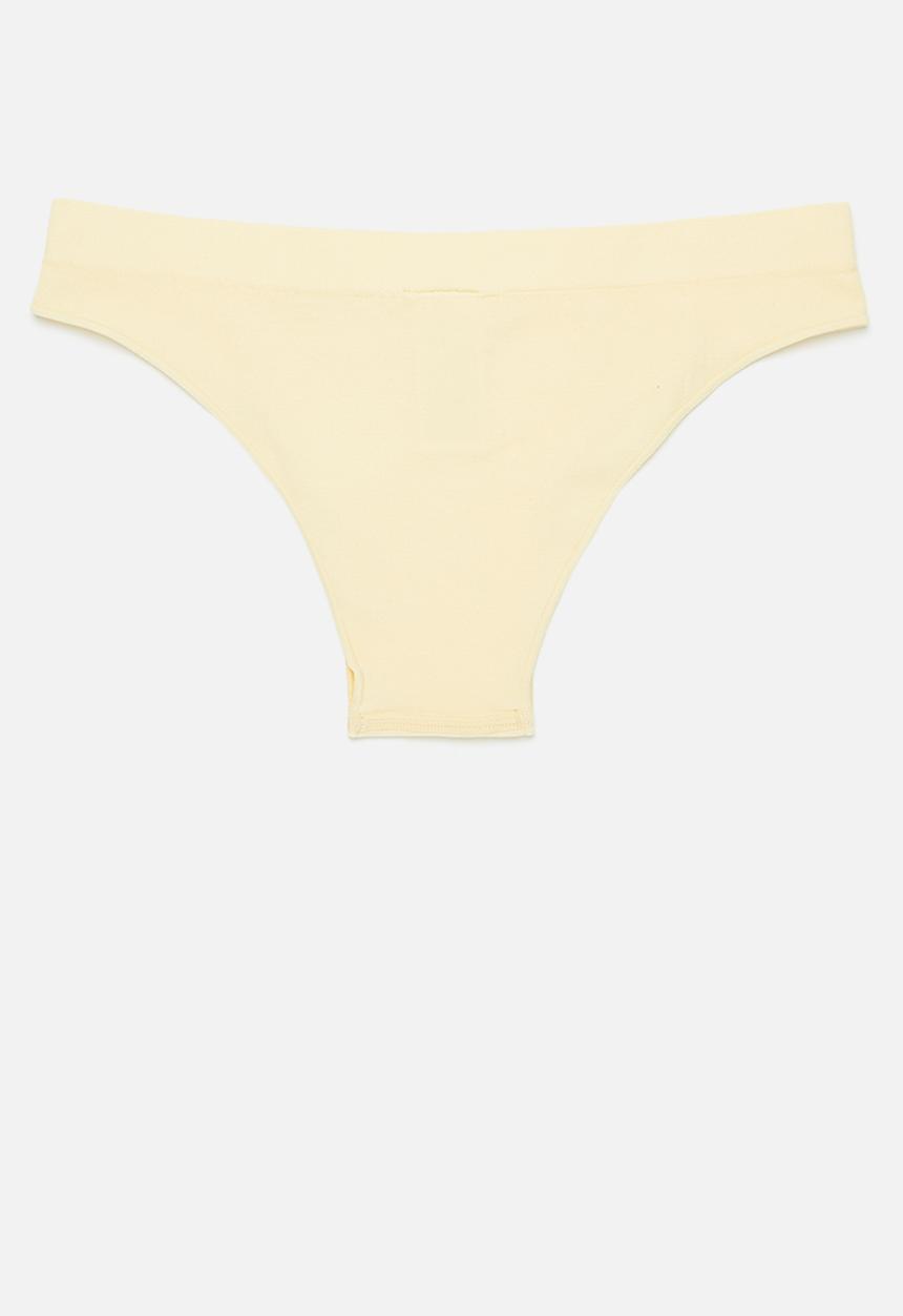 Cotton On - Seamless Hipster Cheeky Brief - Panna Cotta