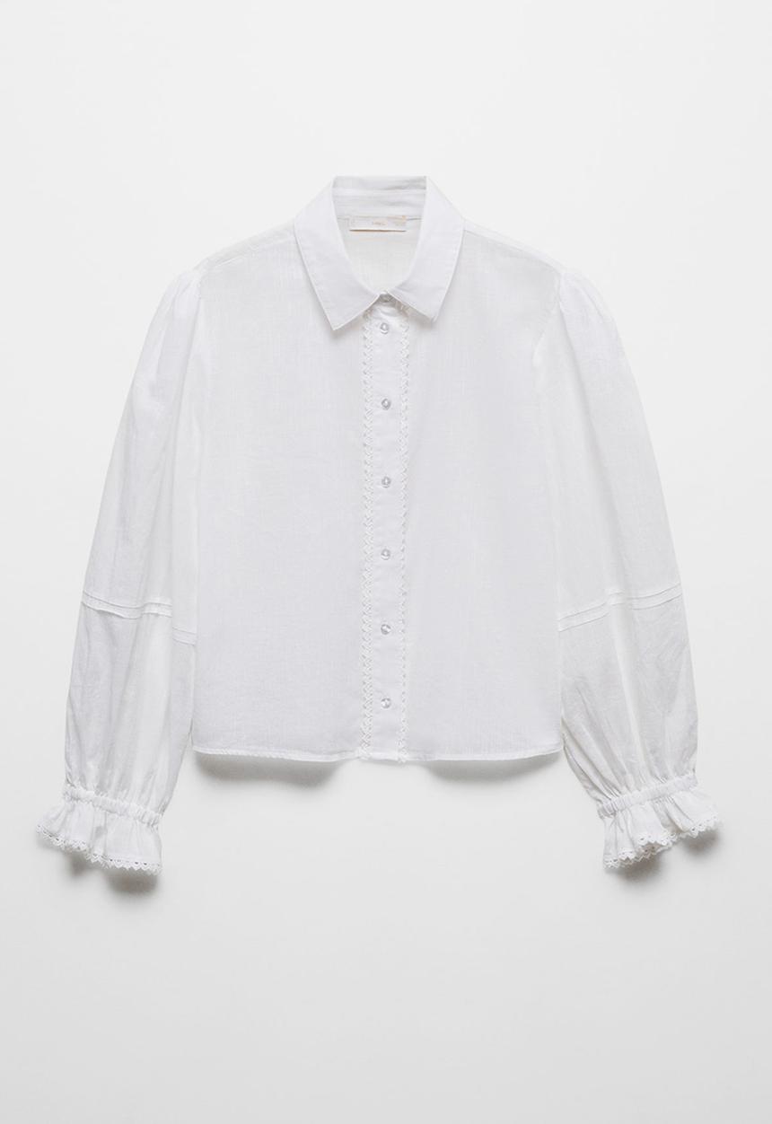 MANGO - Blouse tulipa-h - light beige