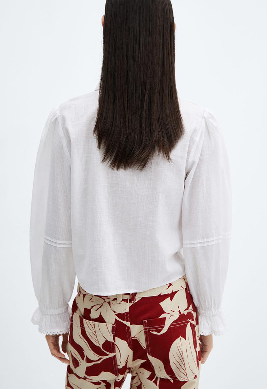 MANGO - Blouse tulipa-h - light beige