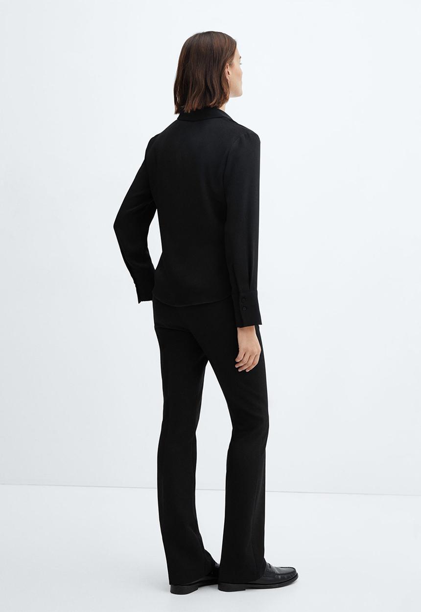 MANGO - Shirt ochi - black