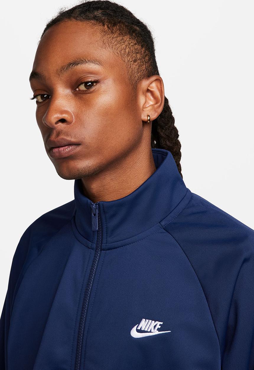 Nike - Club  Poly-Knit Tracksuit set - midnight navy/white