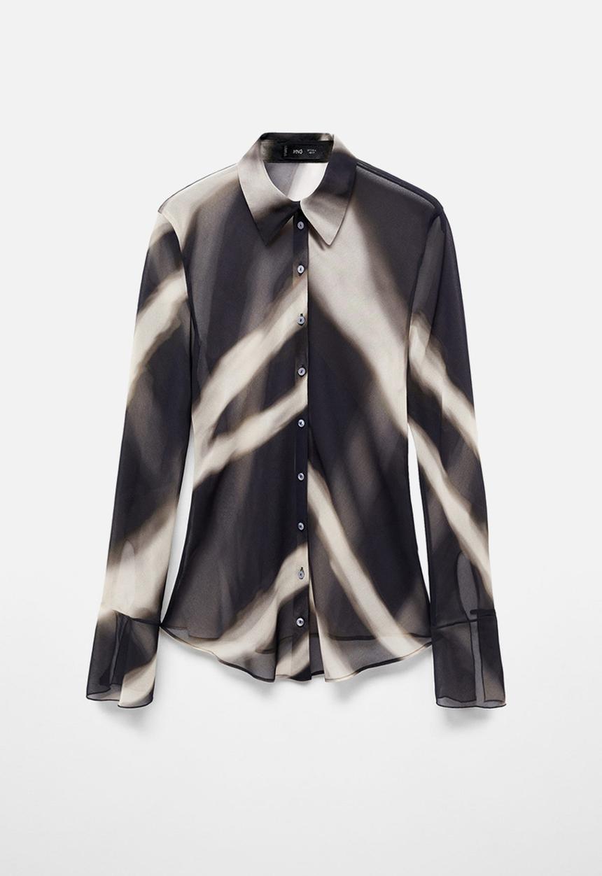 MANGO - Shirt allegra - black