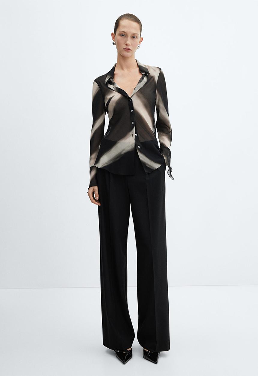 MANGO - Shirt allegra - black
