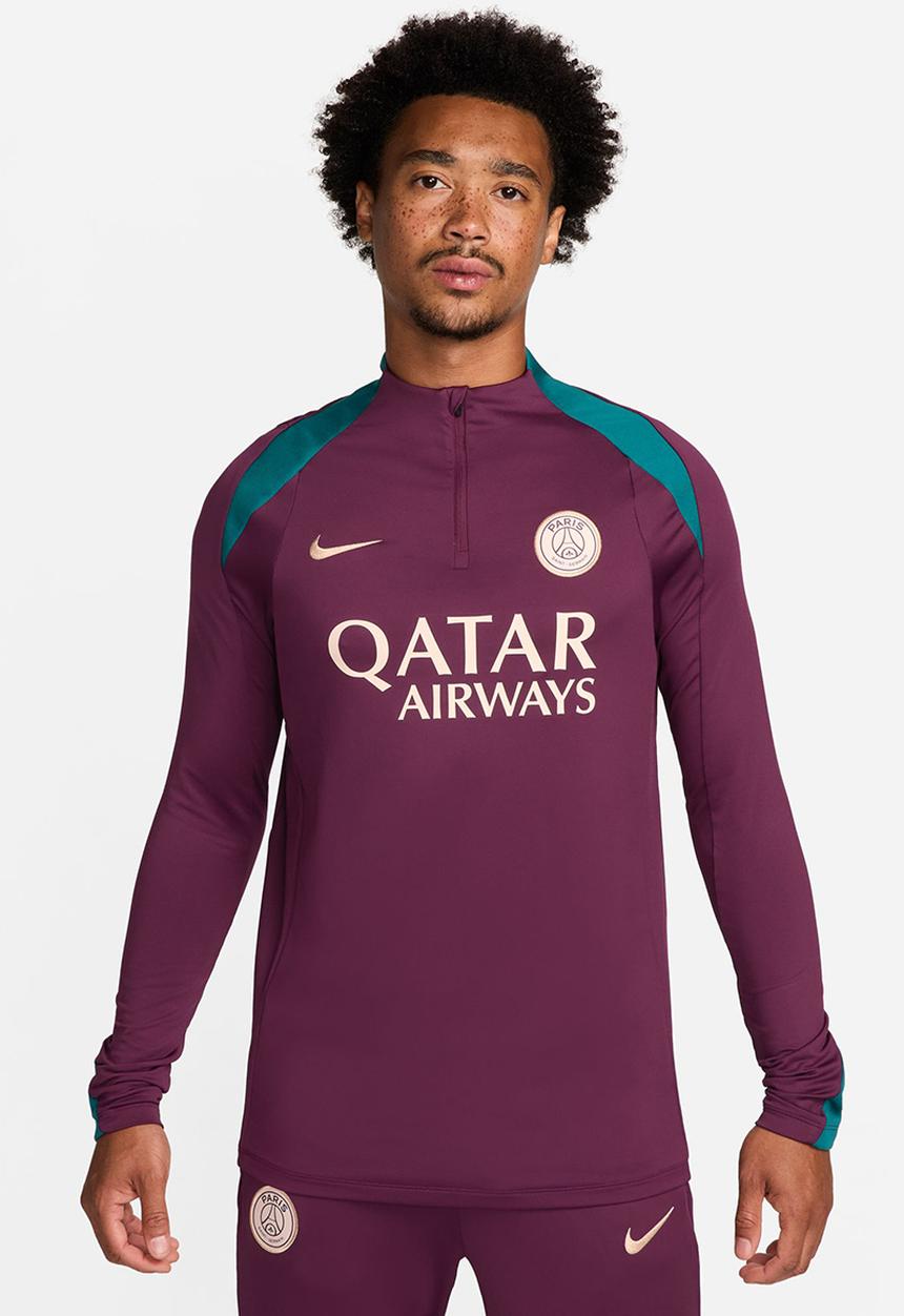 Nike - PSG Strike Dri-FIT Soccer Driill top  - bordeaux/bordeaux/geode