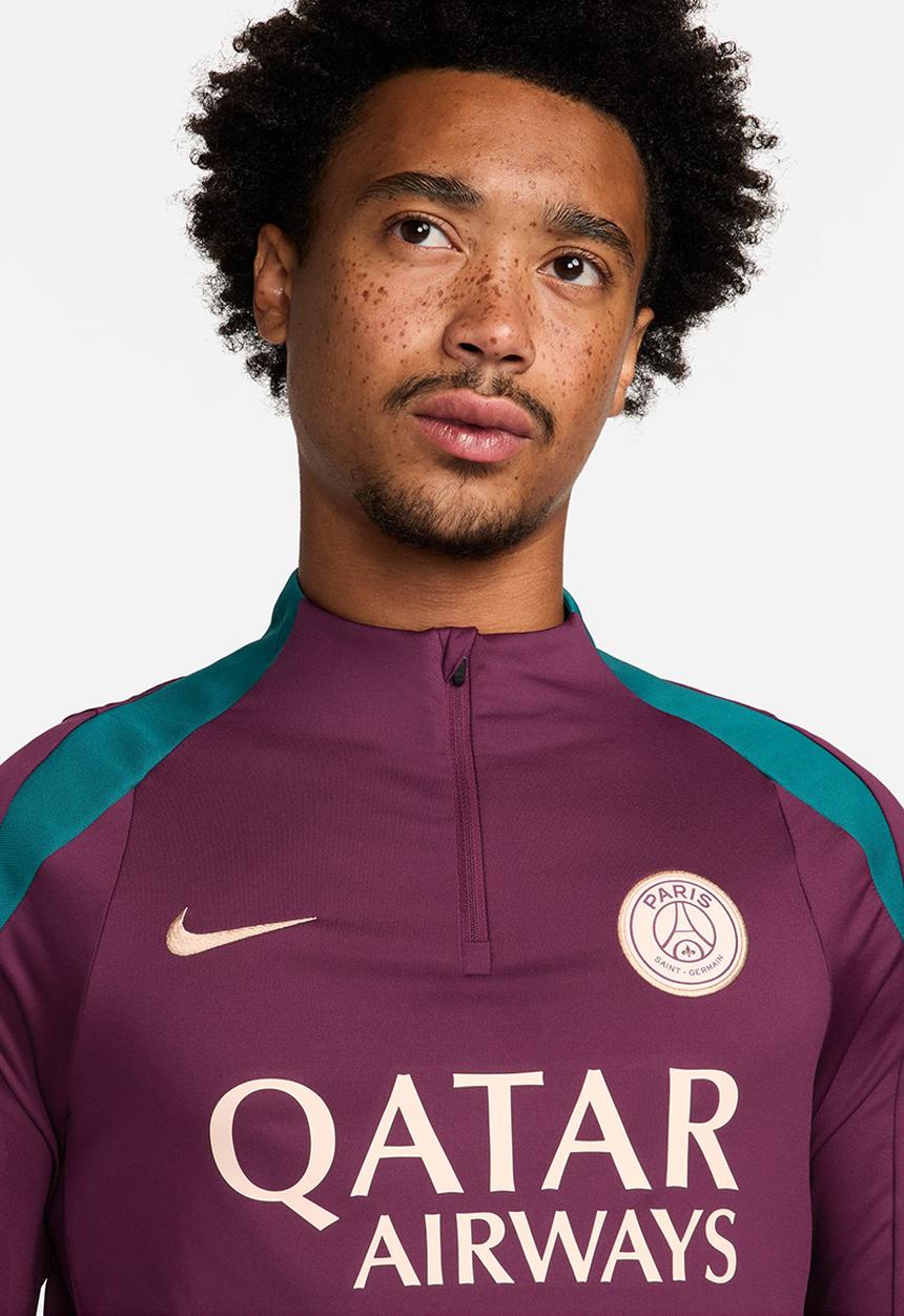 Nike - PSG Strike Dri-FIT Soccer Driill top  - bordeaux/bordeaux/geode