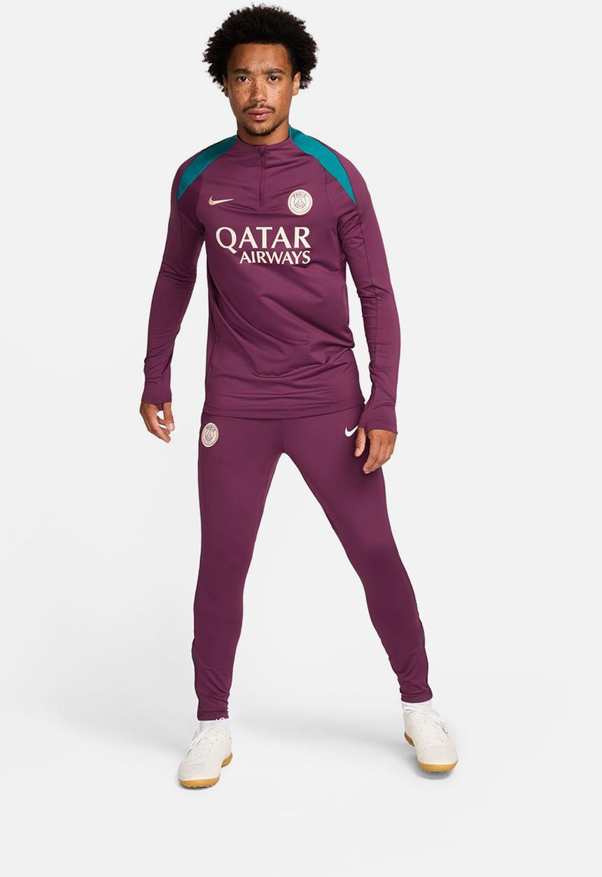 Nike - PSG Strike Dri-FIT Soccer Driill top  - bordeaux/bordeaux/geode
