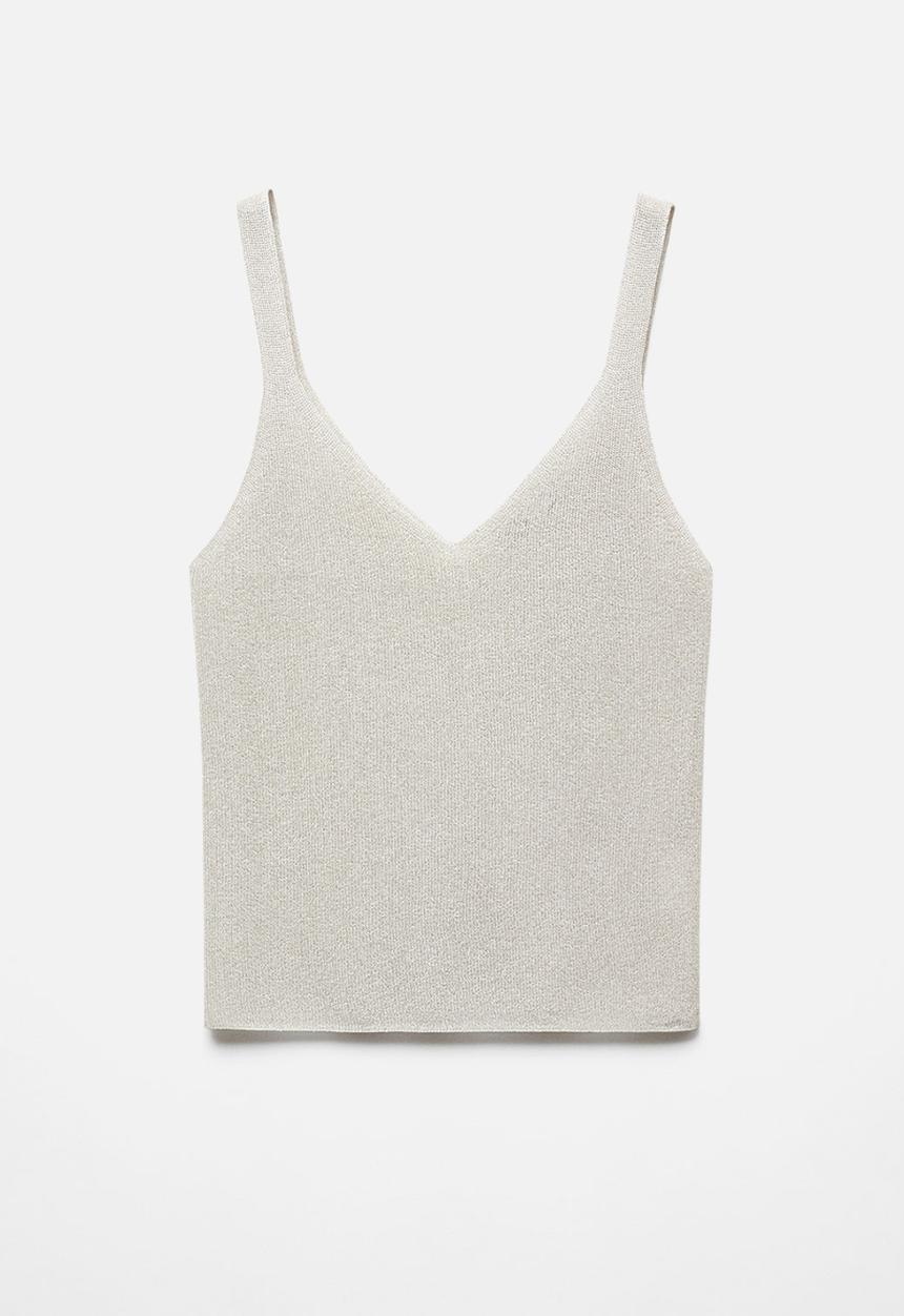 MANGO - Top kling - silver