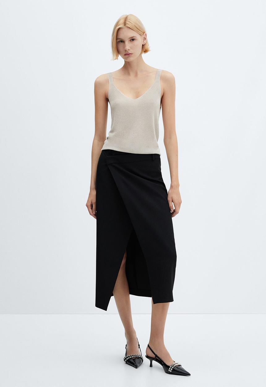 MANGO - Top kling - silver