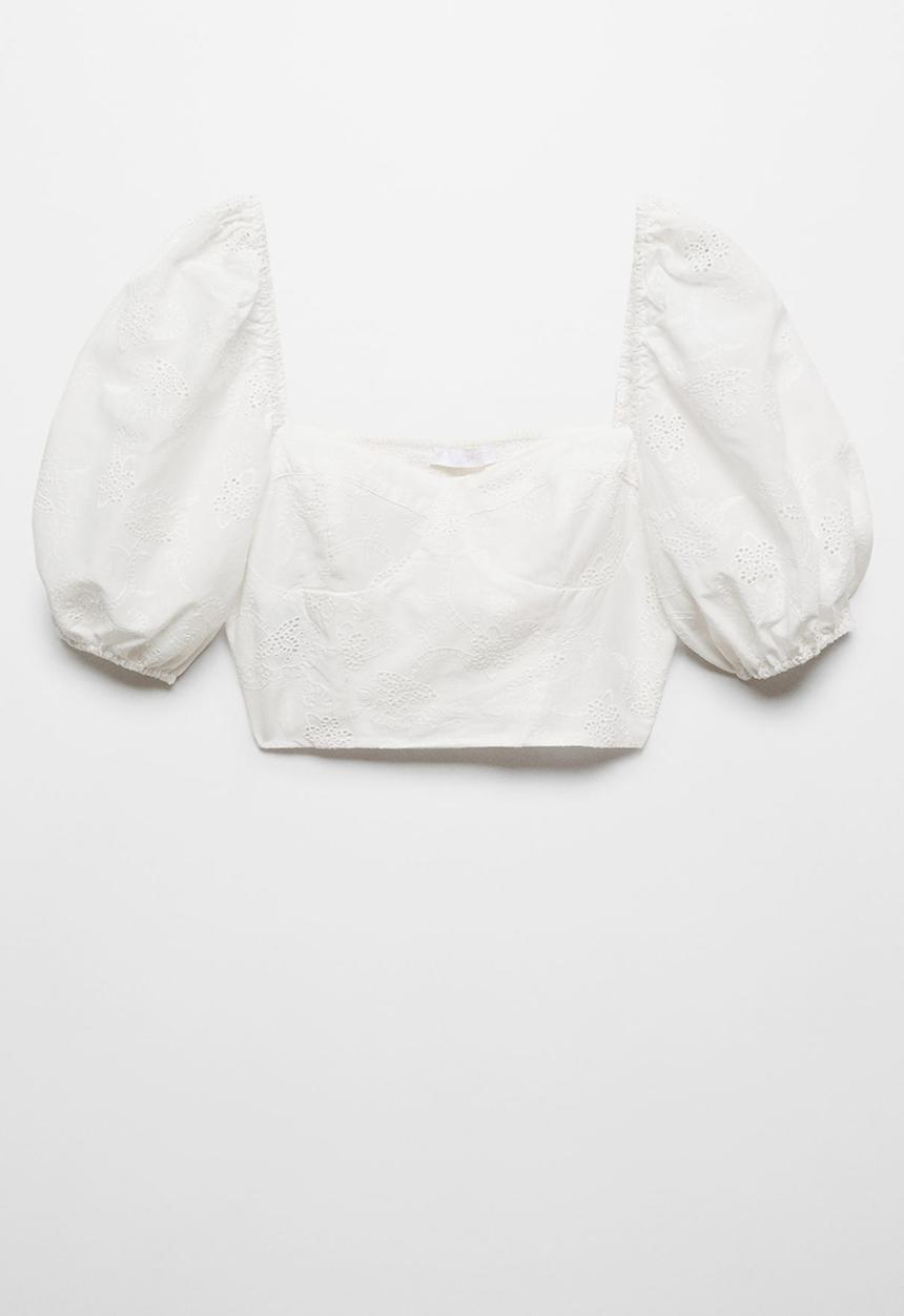 MANGO - Blouse gina-h - white