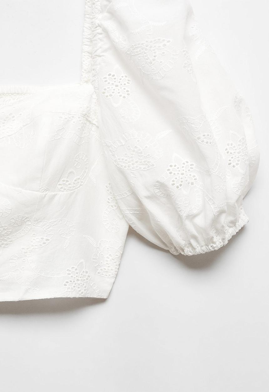 MANGO - Blouse gina-h - white