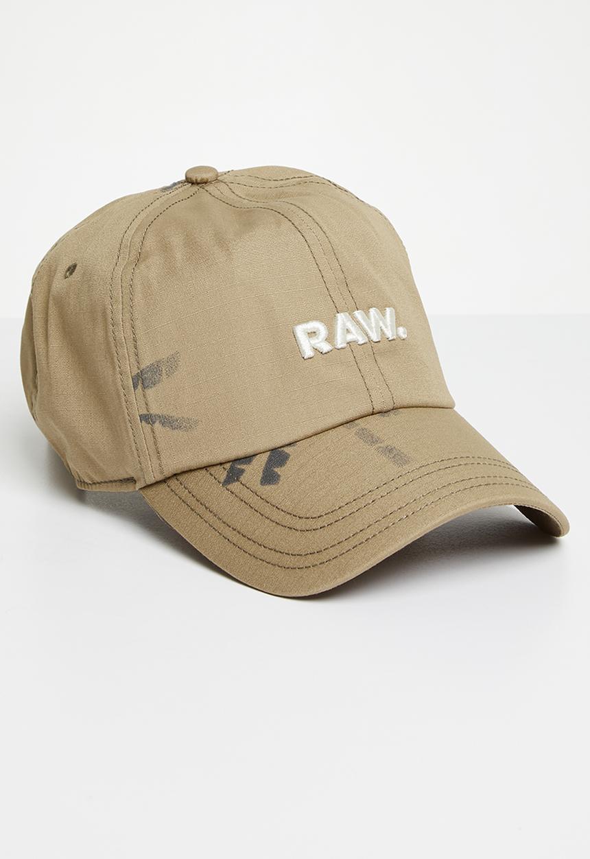 G-STAR - Avernus Raw Aw Baseball Cap - Safari Banana Tree