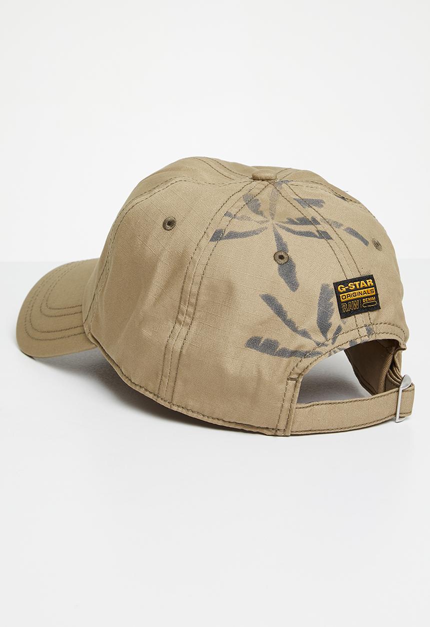 G-STAR - Avernus Raw Aw Baseball Cap - Safari Banana Tree