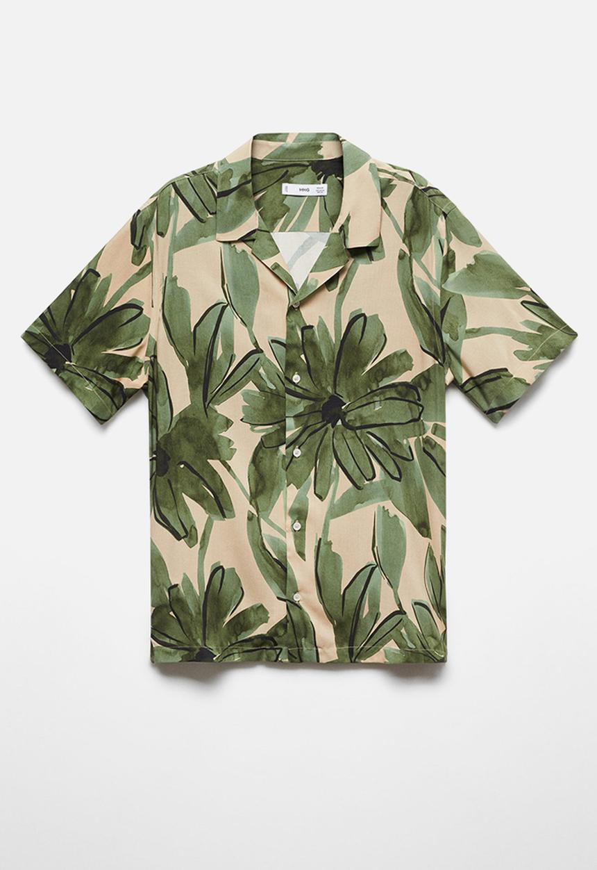 MANGO - SHIRT MAUIV- GREEN