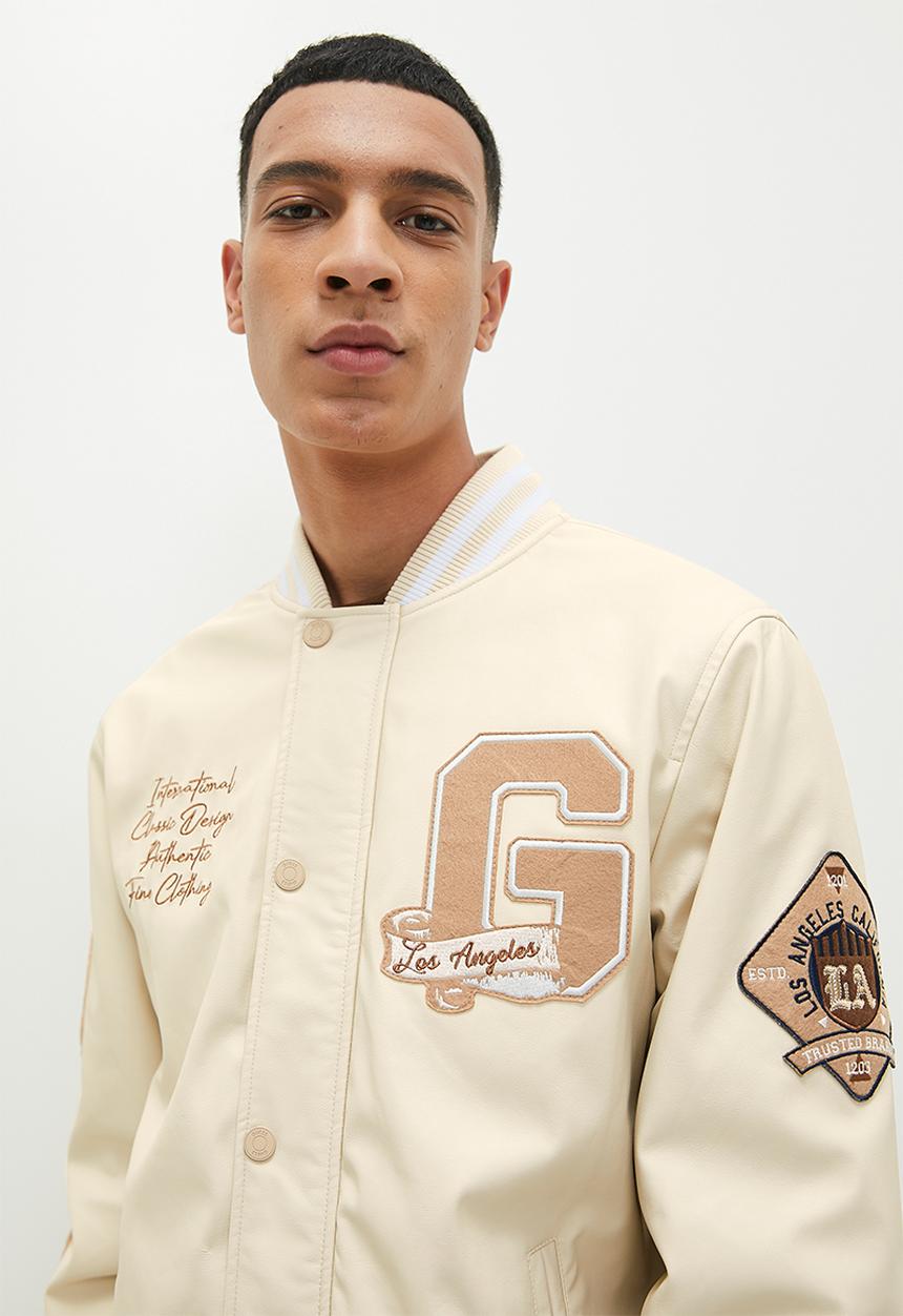 GUESS - Varsity bomber - quicksand