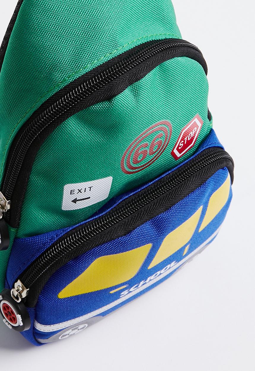 Pop Candy - Printed crossbody bag - green & blue