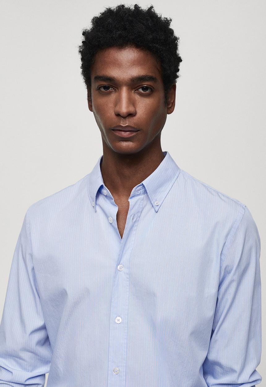 MANGO - Shirt arezzo - sky blue