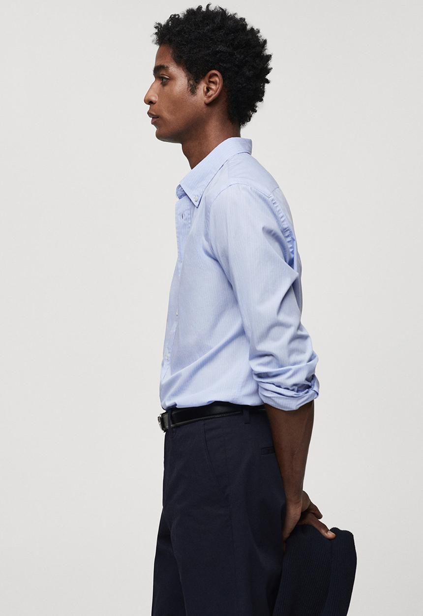 MANGO - Shirt arezzo - sky blue