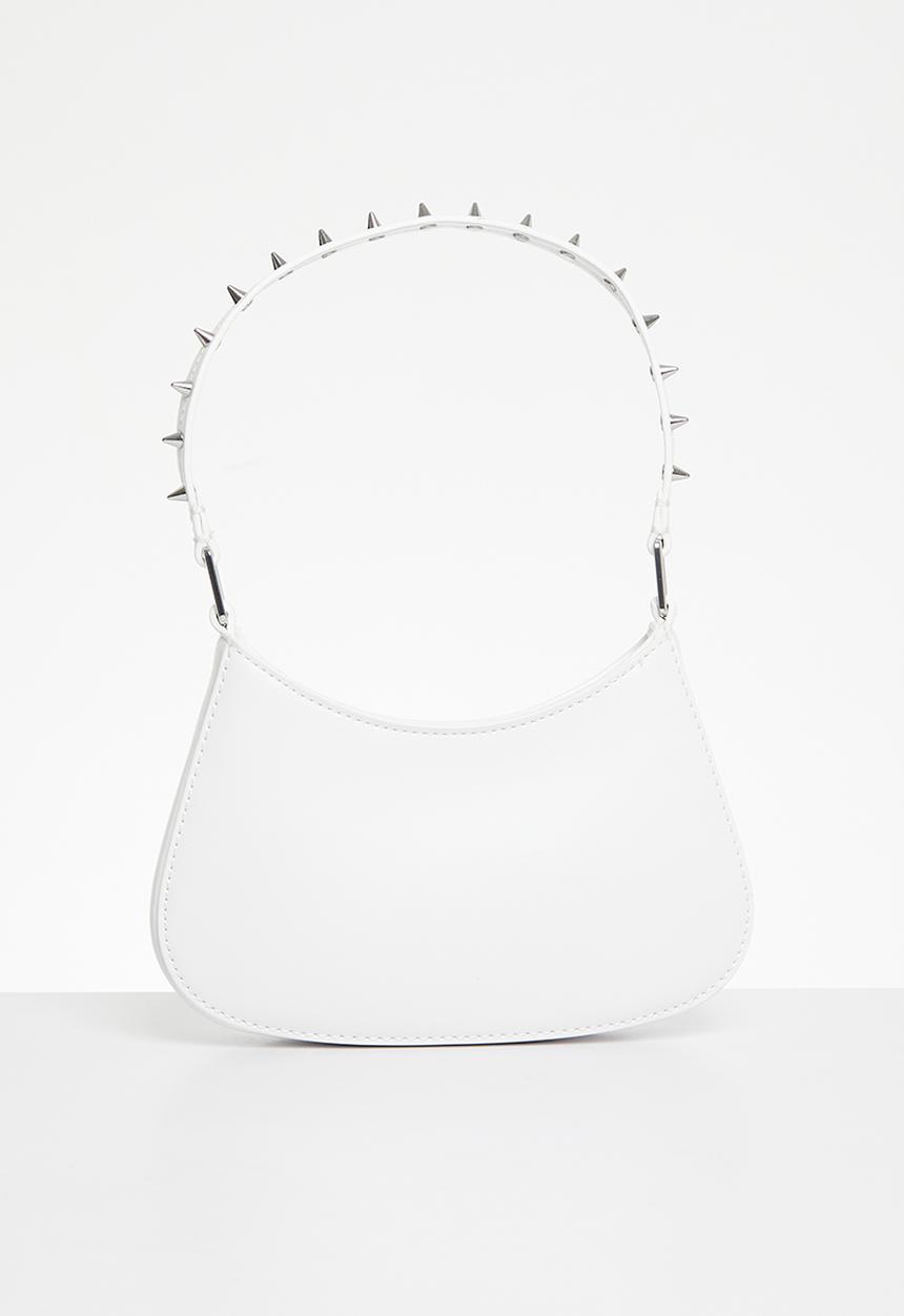 MANGO - Bag mch punk shoulder bag - white 
