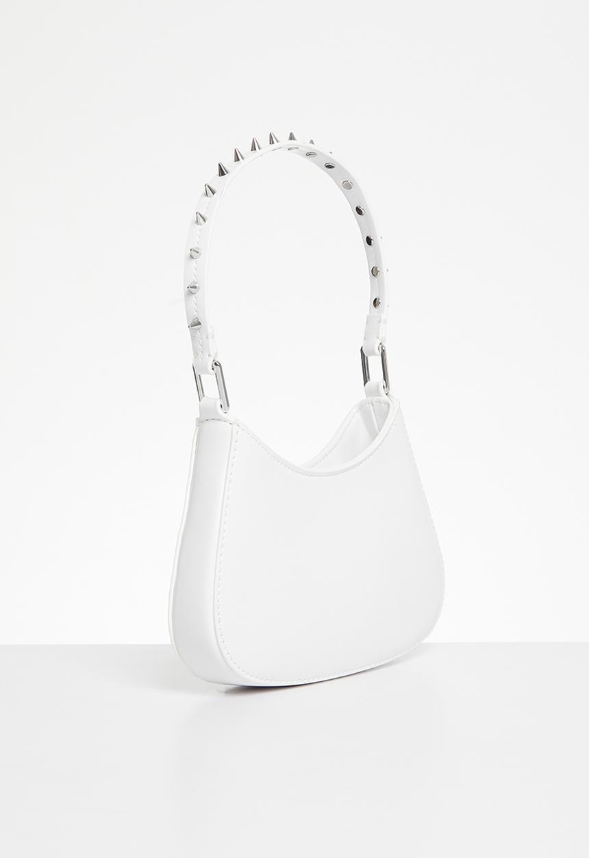 MANGO - Bag mch punk shoulder bag - white 