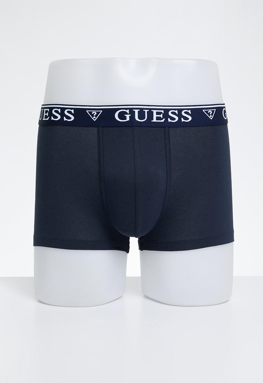 GUESS - Barney cash counte boxer trunk - smart blue