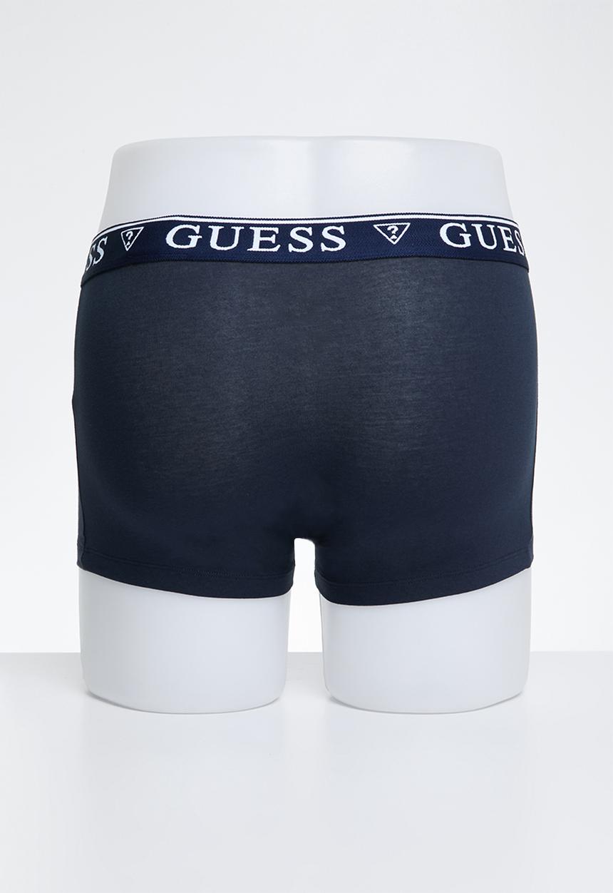 GUESS - Barney cash counte boxer trunk - smart blue