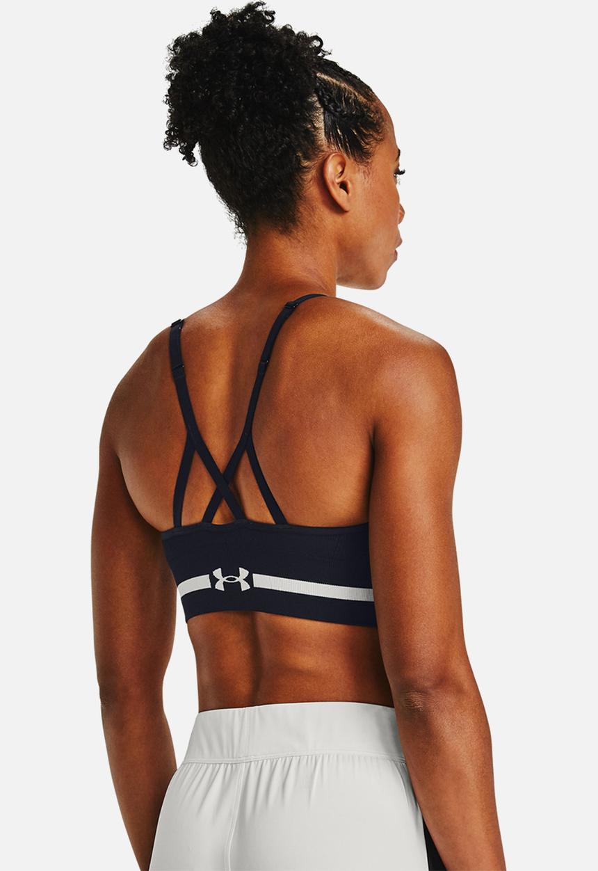 Under Armour - UA Seamless Low Long Bra - Black