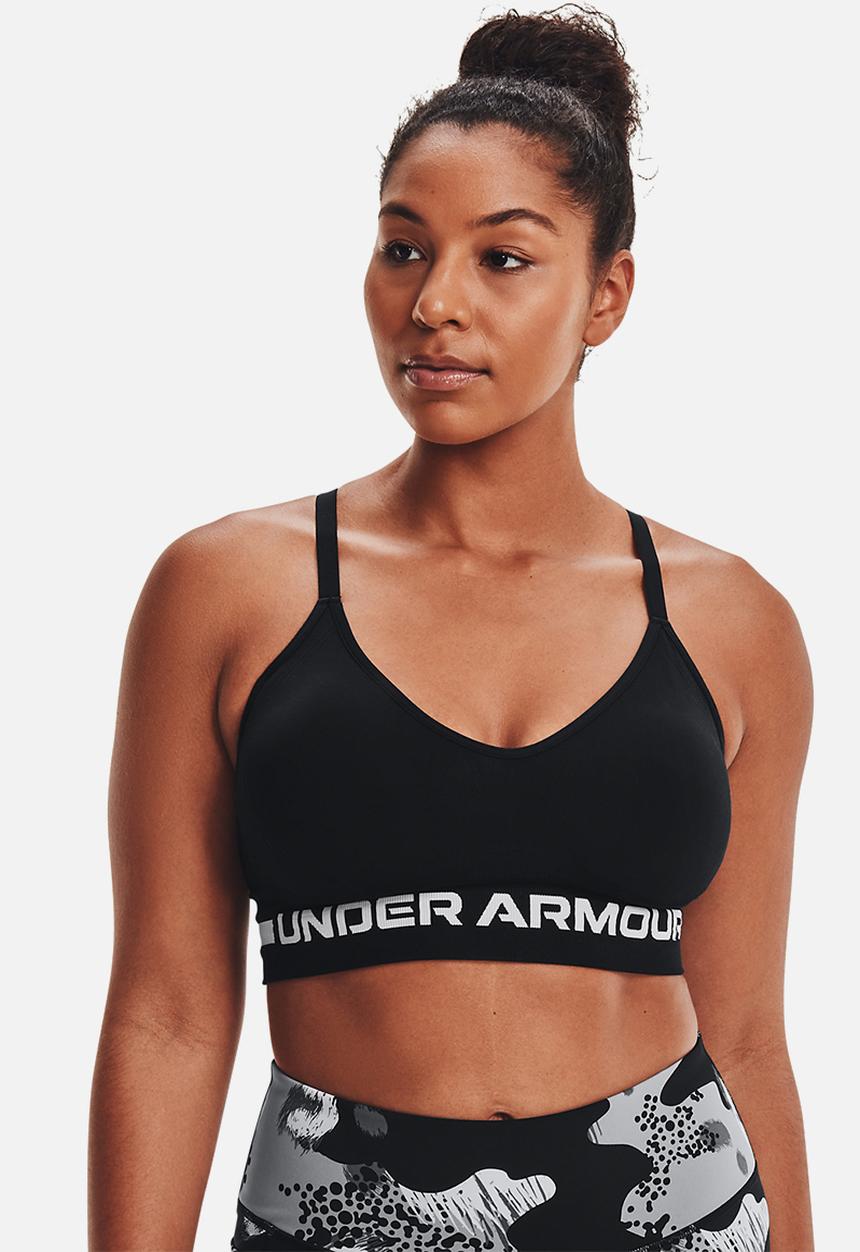 Under Armour - UA Seamless Low Long Bra - Black
