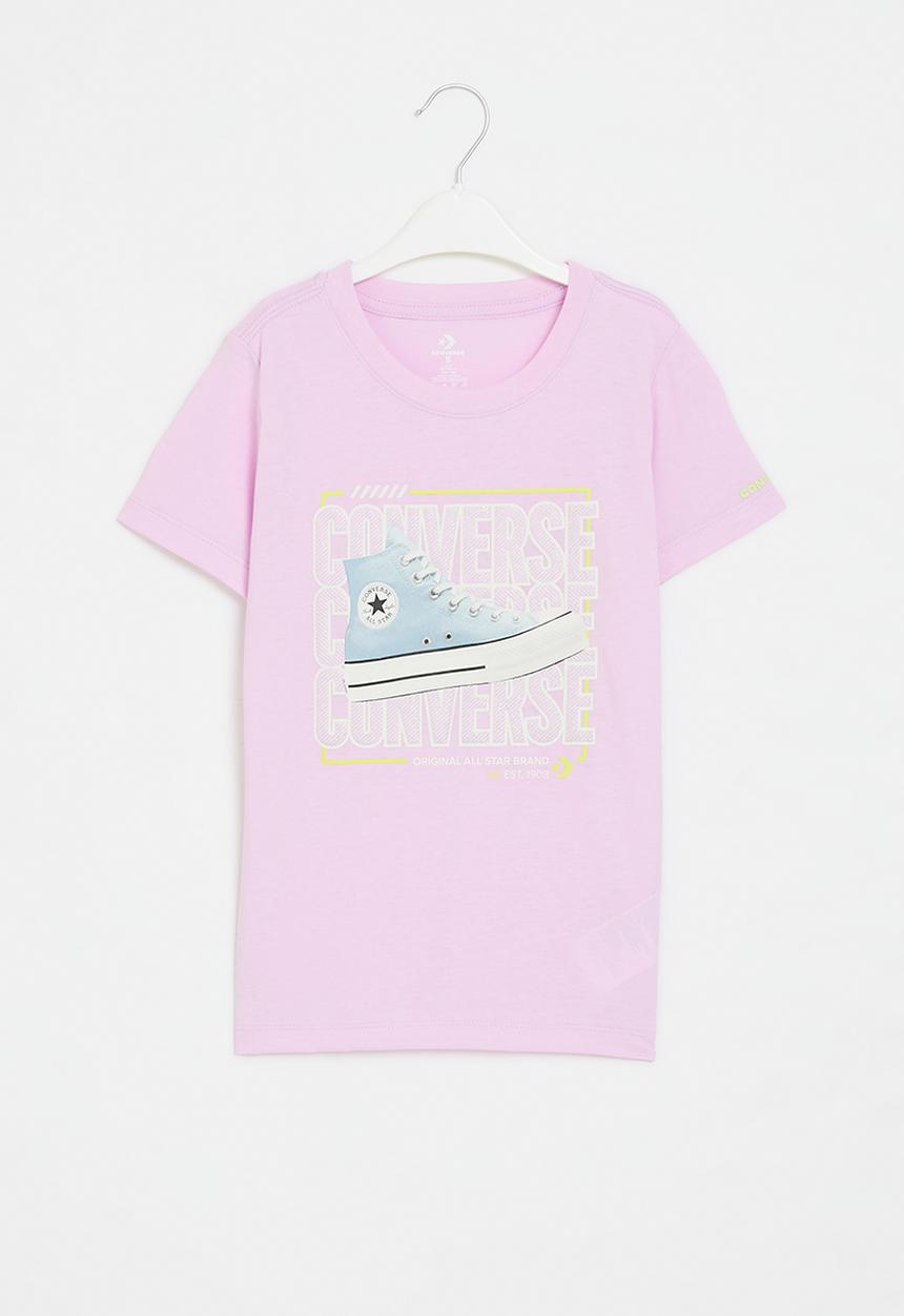 Converse - Cnvg chuck taylor graphic t sh - stardust lilac