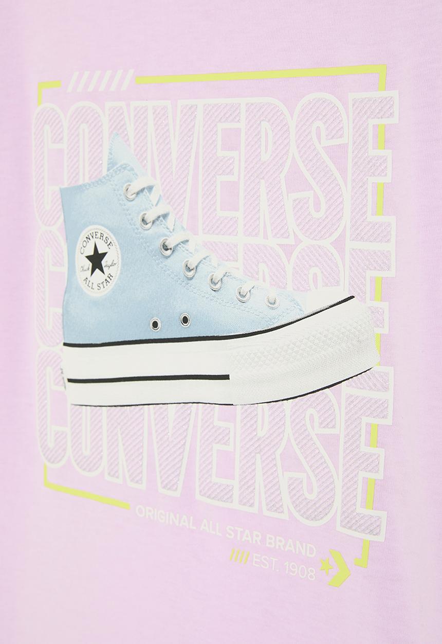 Converse - Cnvg chuck taylor graphic t sh - stardust lilac
