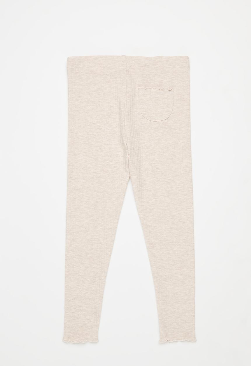 MANGO - Leggings carla - sand