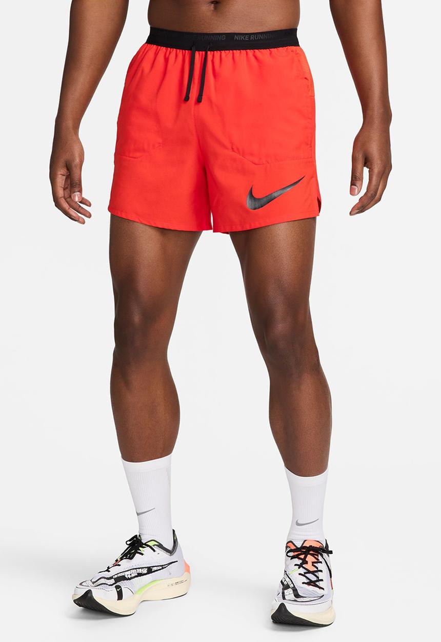 Nike - Flex Stride Run Energy 5" Shorts- picante red/blackanthracite/black
