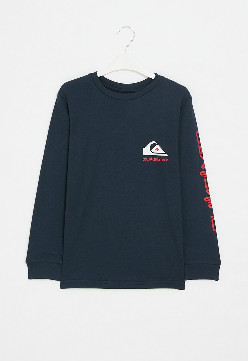 Quiksilver - Comp logo long sleeve bu1 - dark navy