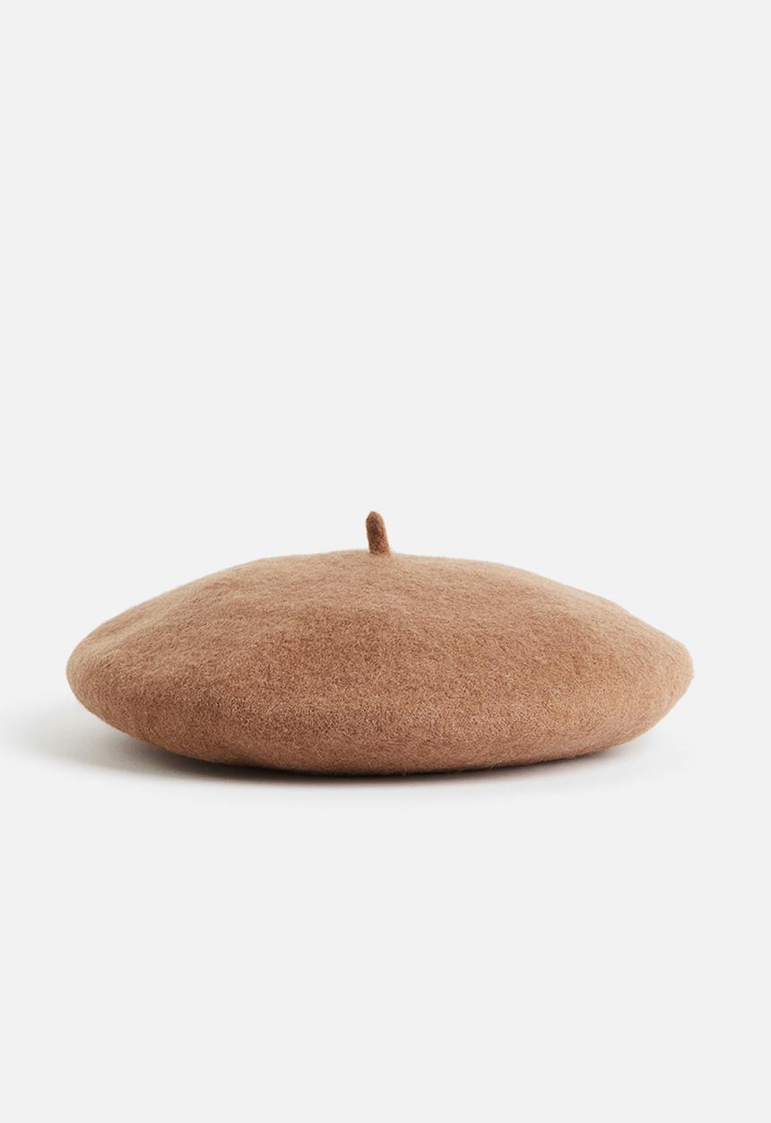 H&M - Wool beret - beige