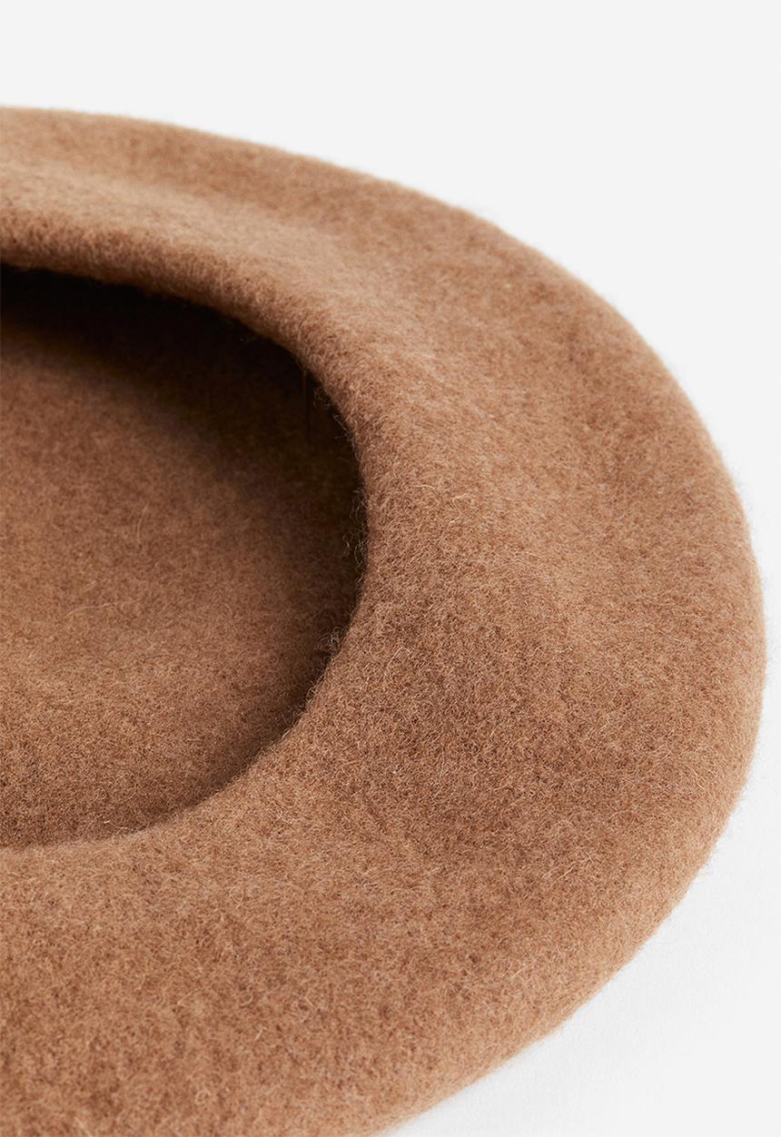 H&M - Wool beret - beige