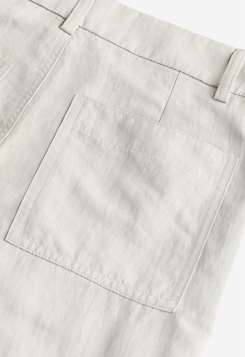 H&M - Twill cargo trousers - light greige
